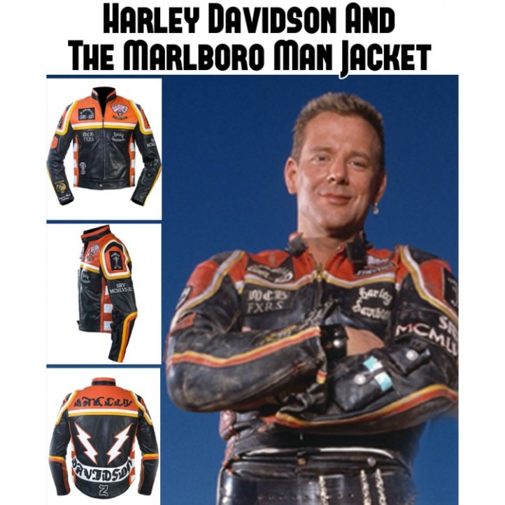  Harley Davidson and the Marlboro Man Mickey Rourke Leather 